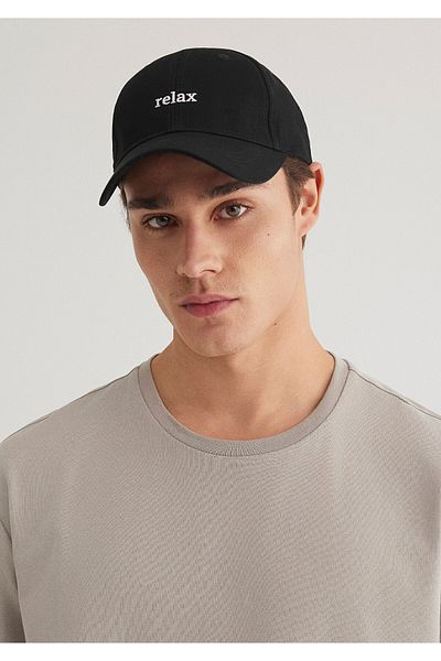 Mavi Relax Embroidered Black Hat 0911806 -900