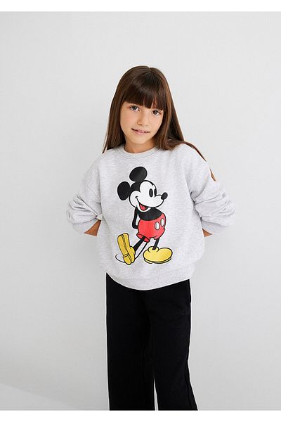 Mavi Mickey Mouse Printed Gray Sweatshirt 7S10084-88467