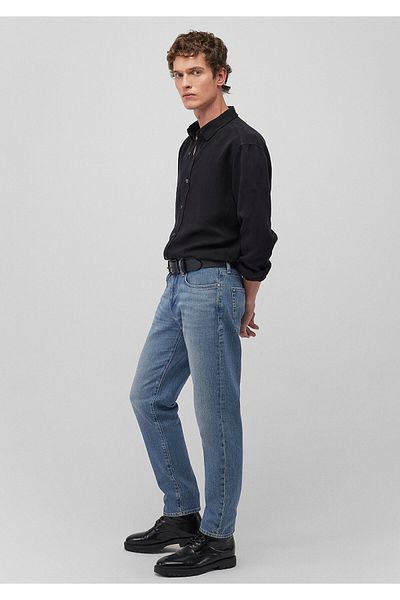 Mavi London Blue Pro Coated Indigo Blue Jean παντελόνι 0010172 -88547