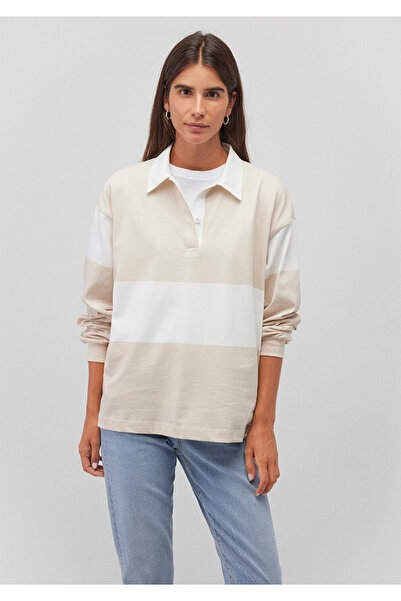 Mavi Μπλουζάκι πόλο εκρού ριγέ - Loose Cut 1612845 -86687