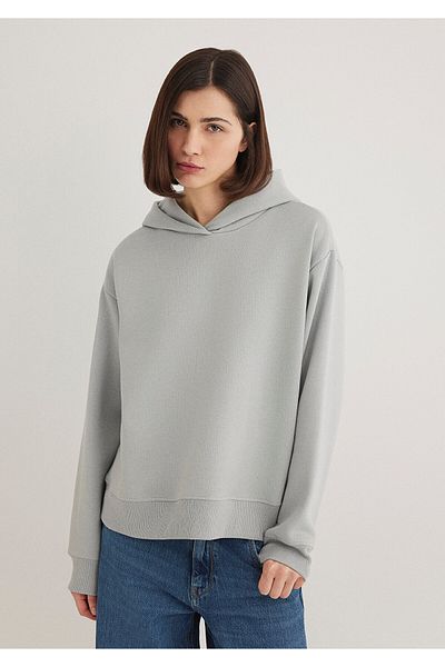 Mavi Gray HoodedSweatshirt- 1s10191-70093