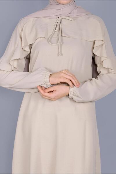 Alvina Lace-Up Tunic with Ruffle Detail 40842