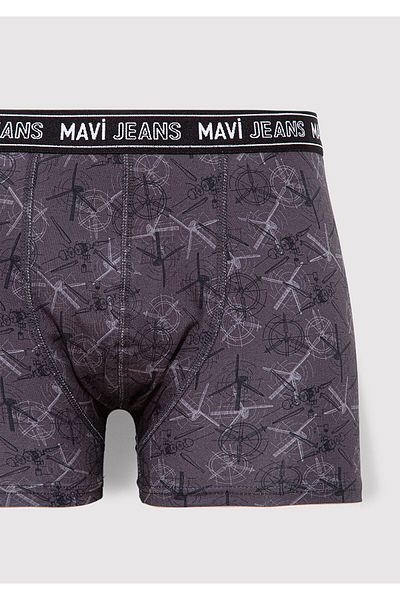 Mavi Gray Printed Boxers - 0911371 -80867 Model