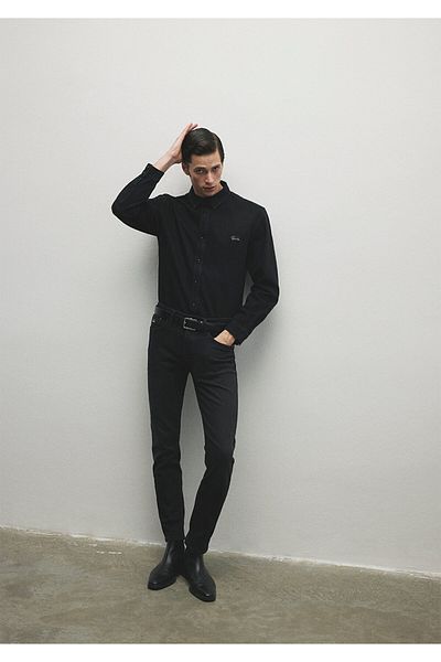 Mavi Τζιν παντελόνι Jake Lux Μαύρο Ανθρακί 0042286544