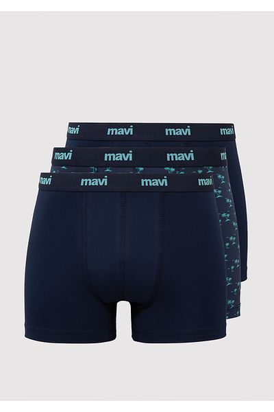 Mavi Σετ μπόξερ 3 τεμαχίων εμπριμέ Navy Blue0911506-70490