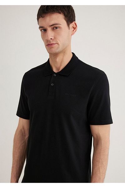 Mavi Μαύρο T-shirt Tm Polo Regular Fit / Normal Cut 0611837-900