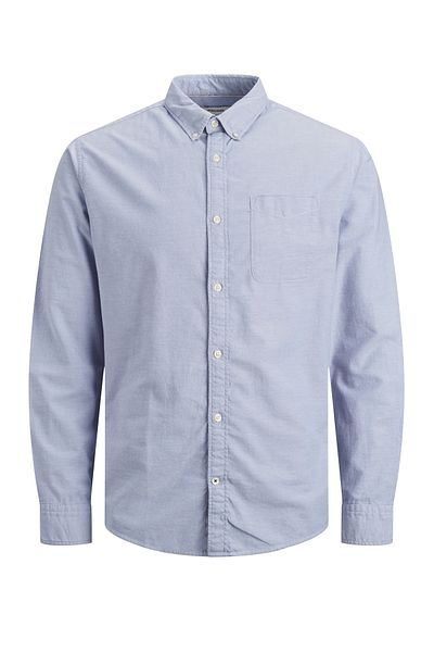 Jack & Jones Hemd Langärmliges OXFORD SHIRT mit Button-Down-Kragen