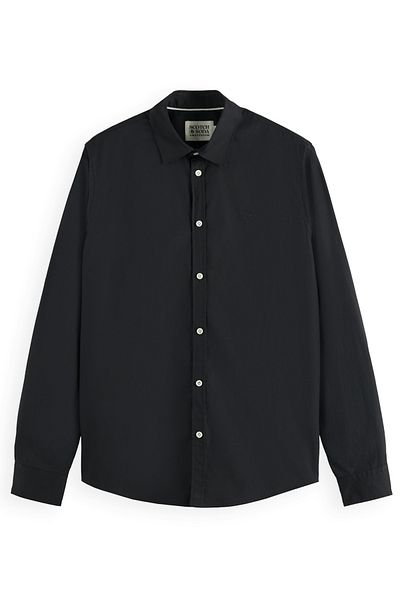 Scotch & Soda Hemd CORE POPLİN SOLID Langarmhemd