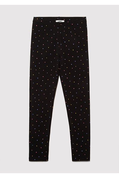 Mavi Bunte gepunktete schwarze Strumpfhose 7010008-900