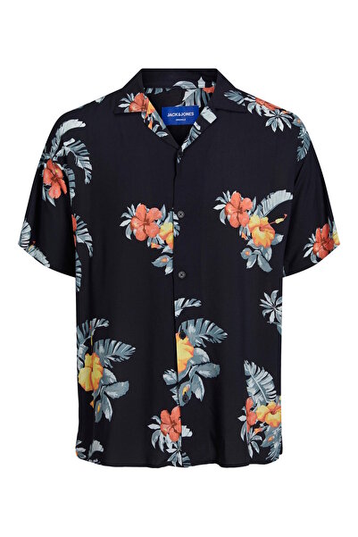 Jack & Jones Hemd Luke Flores Resort Kurzarmhemd