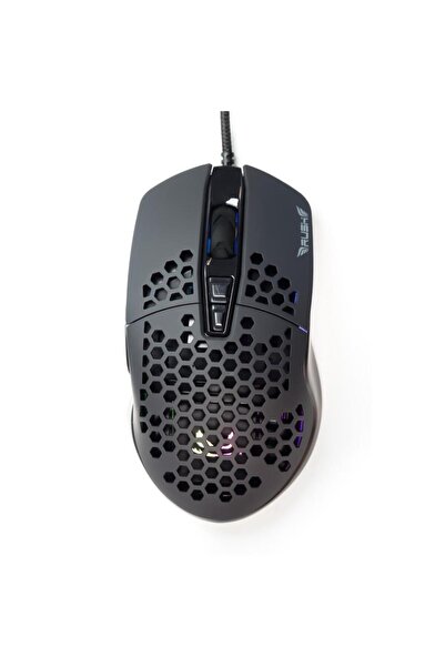 Rush RM404S TREPAN KABLOLU OYUN MOUSE,RGB,SİYAH