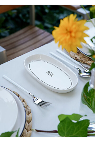 The Mia Summertime Oval Service Set of 4 17cm