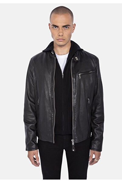 SCHOTT Jacke İkonik Kafe Yarışçısı Bikerjacke