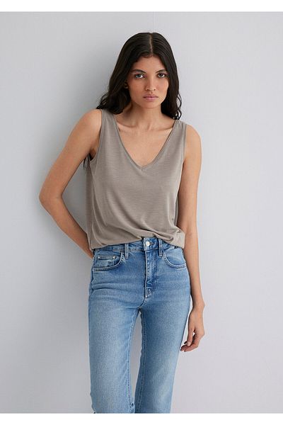 Mavi Tricou Lux Touch Mink Modal Slim Fit - Tencel TM 1610423 -70320