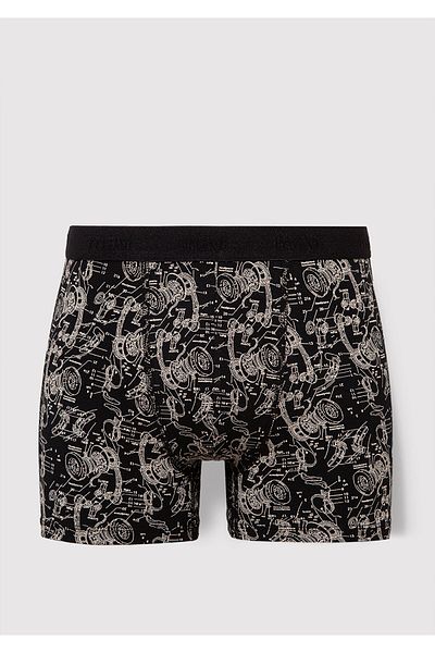 Mavi Graphic Printed Black Boxer 092070-900