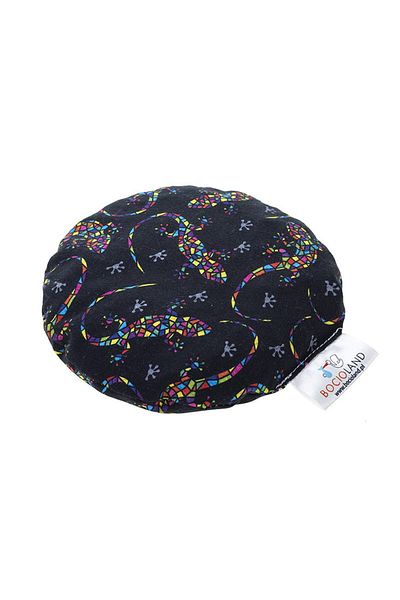 Bocioland Pernuta anticolici, umpluta cu samburi de cirese, husa din bumbac, diametru 14 cm, Gekko