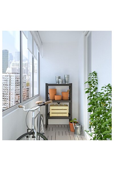 IKEA وحدة رفوف سوداء BROR - 65x40x110 سم