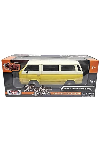 Vardem Volkswagen Minibus Type2 T3 Yellow - Motormax 1:24