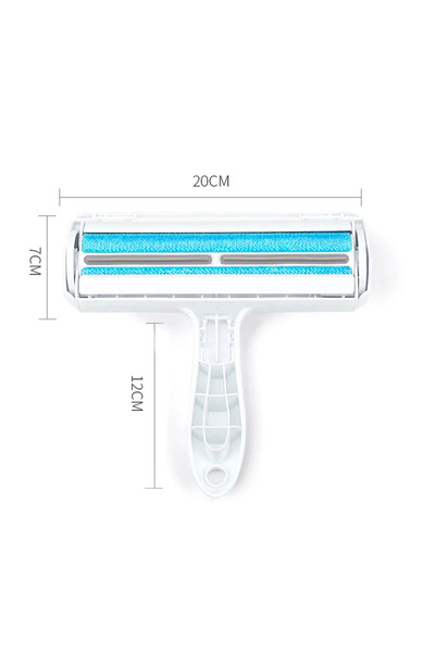 NEXTLY Perie Pentru Curatarea Parului De Caini Si Pisici , Bidirectionala, Reutilizabila, Albastru