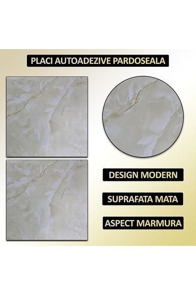 NEXTLY Set 24 X Placi Din Pvc Autoadezive Pentru Podea/perete , Reutilizabile, Waterproof