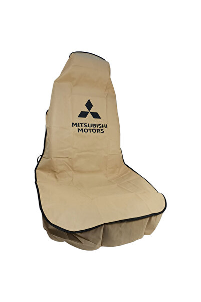 Generic Mistubishi Car Seat Covers 2pcs – Dust & Dirt Protection For Service Center & Daily Use Beige