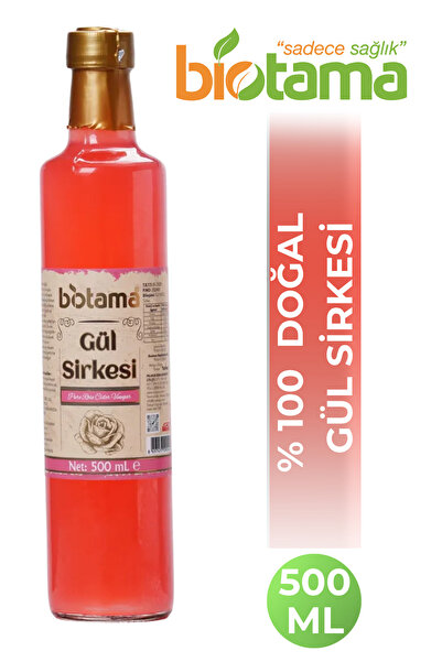 Biotama Doğal Gül Sirkesi 500 ml | Fermente & Katkısız