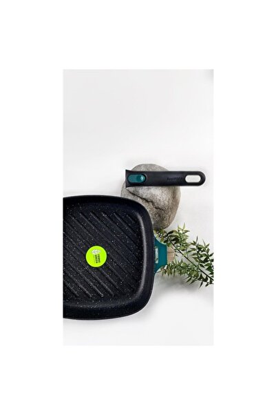 Berghoff Gem Stay Cool Grill Square Pan with Removable Handle Green 24 Cm