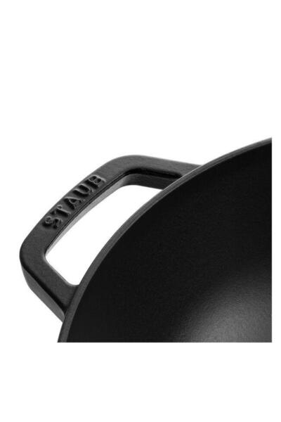 STAUB Mini Cast Iron Wok Pot with Grill Apparatus - 405113440