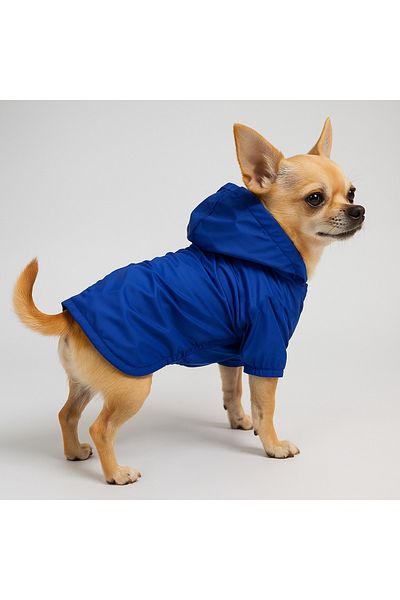 MPZ Pets Blue Mesh Raincoat