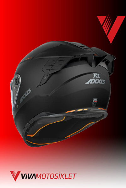 AXXIS HAWK SV EVO SOLID A1 MATT BLACK