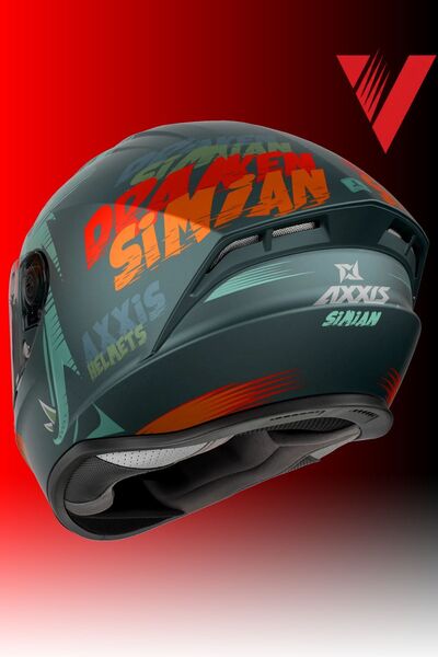 AXXIS DRAKEN S SIMIAN B4 MATT FLOUR ORANGE