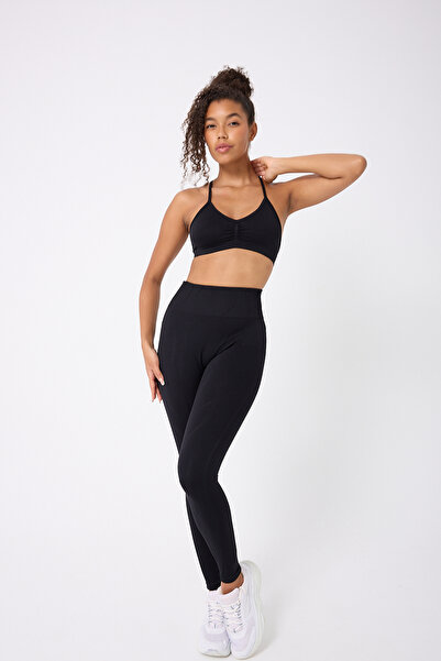 FOREVER MORE Γυναικείο αθλητικό μπουστάκι χωρίς ραφές με λεπτομέρεια με λουράκι