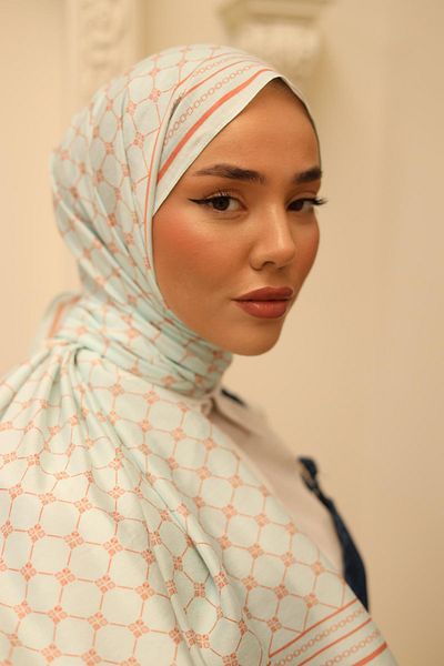 Silk Home Olinda Shawl 49005-11 Ice Blue, Χρώμα Πορτοκαλί