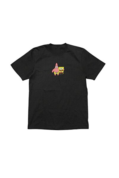 SVART WEAR تي شيرت سبونج بوب باتريك برقبة دائرية 100% قطن مطبوع بأكمام قصيرة ...