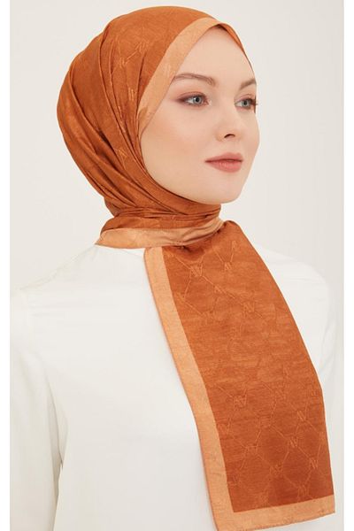 Armine Şal Trend Monogram 2-115 - Portocaliu