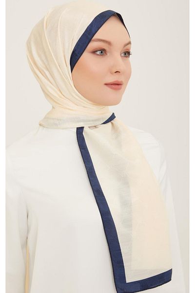 Armine Trend Monogram Shawl 2-161 - Light Yellow