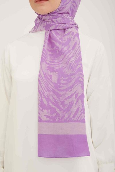 Armine Trend Purple Wave Pattern șal de salcâm 2-22027