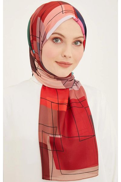 Armine Life Shawl 5354-20 Multicolor Mixed Pattern