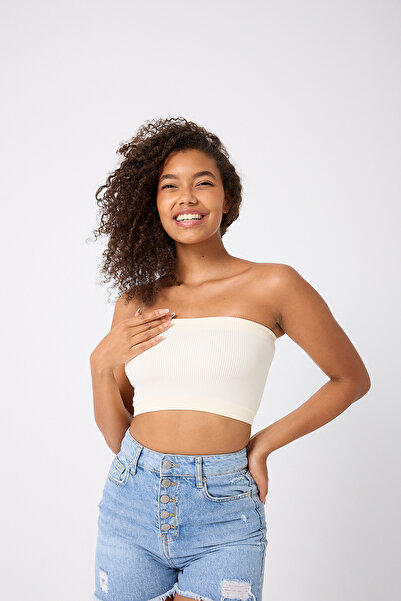 FOREVER MORE Crop Top fără bretele pentru damă