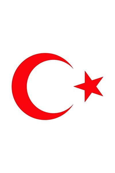 Reysa Tasarım Moon Star Sticker 25x18 Cm Red Red