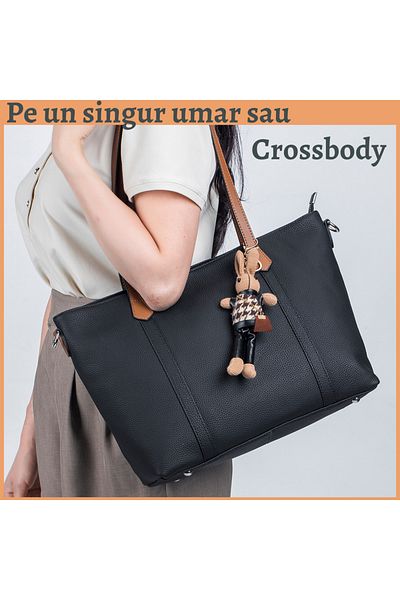 AZeira Shopper AZeira® Bag, Casual-Elegant Style, Premium Leather, Spacious, Compartmented Interio
