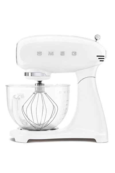 SMEG Komple Beyaz Cam Kaseli Stand Mikser Smf13wheu
