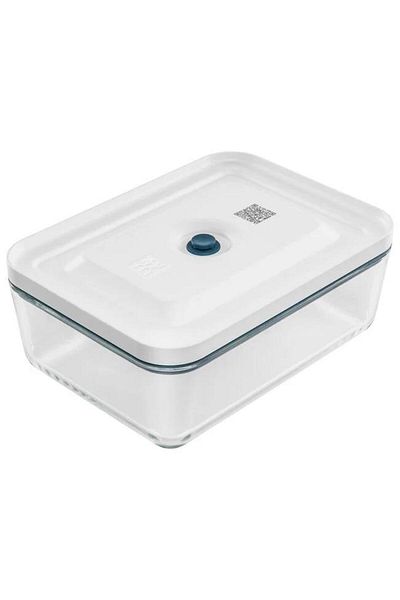 ZWILLING Fresh & Save
Vacuum Refrigerator Storage Container, Borosilicate Glass, Mediterranean Blue