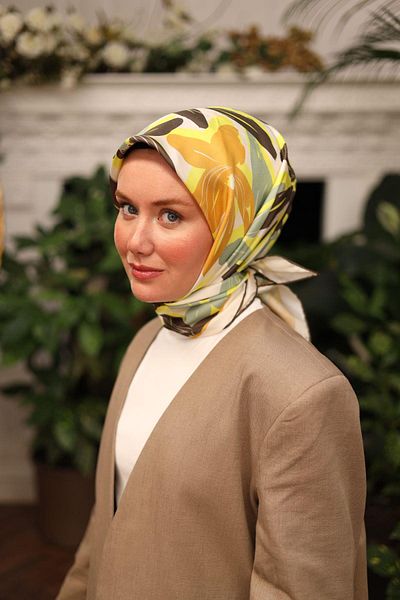 Silk Home Eșarfă de mătase Tivil 11439-29 Model mixt verde
