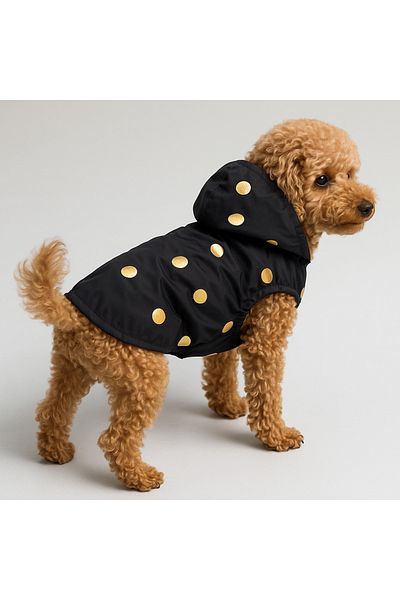 MPZ Pets Polka Dot Dog and Cat Vest & Jacket with Fleece Inside