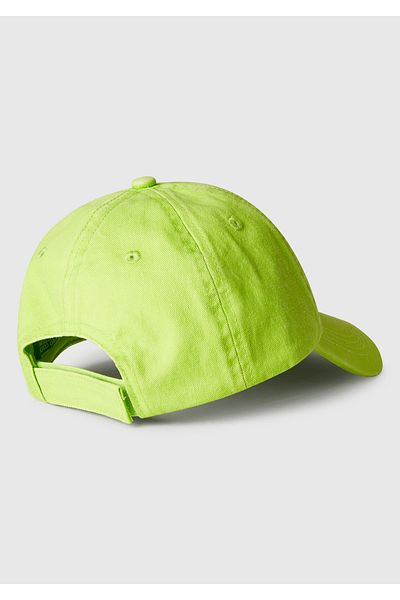 United Colors of Benetton Boy's Yellow Ripped Distressed Effect Embroidered Cap Hat