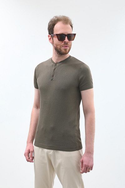 MARKAPIA Ανδρικό μπλουζάκι Crew Neck Knitwear