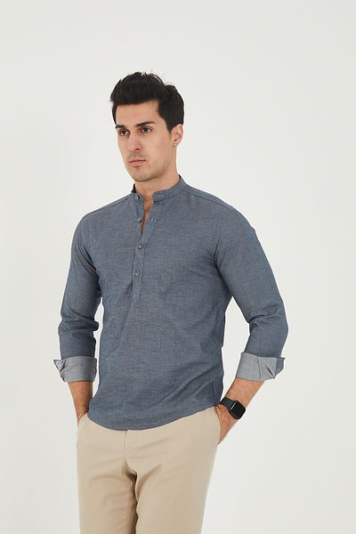 jack carisma ΑΝΔΡΙΚΟ ΠΟΥΚΑΜΙΣΟ ΜΙΣΟ ΠΑΤ ΚΟΛΑΡ Lycra SLIM FIT