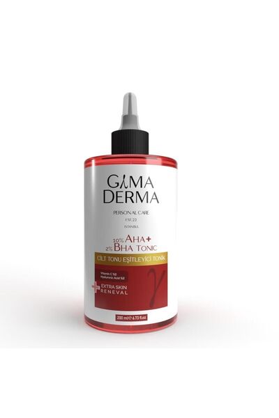 Gama Derma Cilt Tonu Eşitleyici Aha Bha Tonik 200 ml