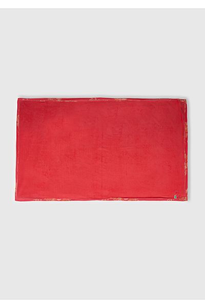 United Colors of Benetton Унисекс плажна кърпа с флорален мотив, синя, двустранна